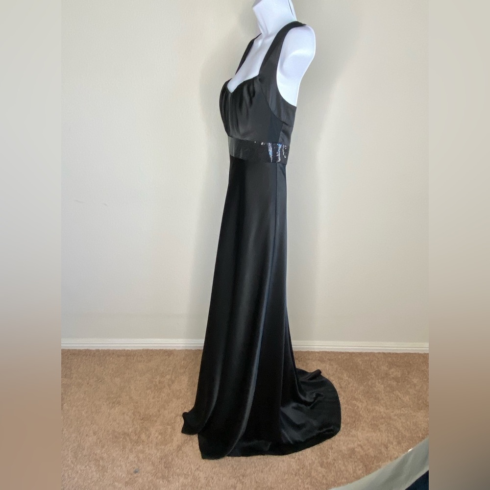 Black Calvin Klein Black Evening Gown Size 4 - Picture 7 of 8